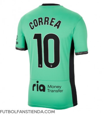 Atletico Madrid Angel Correa #10 Tercera Equipación 2023-24 Manga Corta